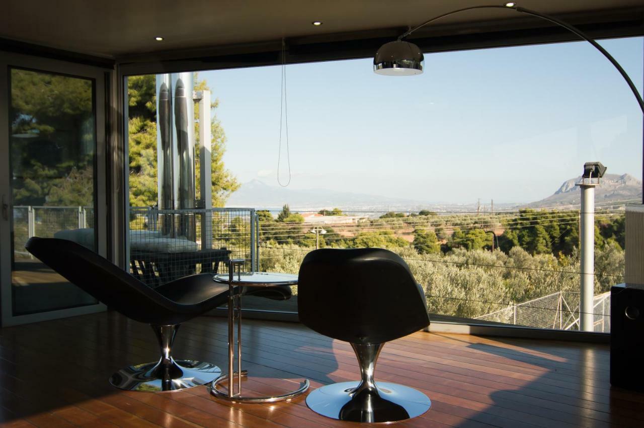 Country Villa Peloponnese With Tennis Court And Pool Zevgolateíon Buitenkant foto