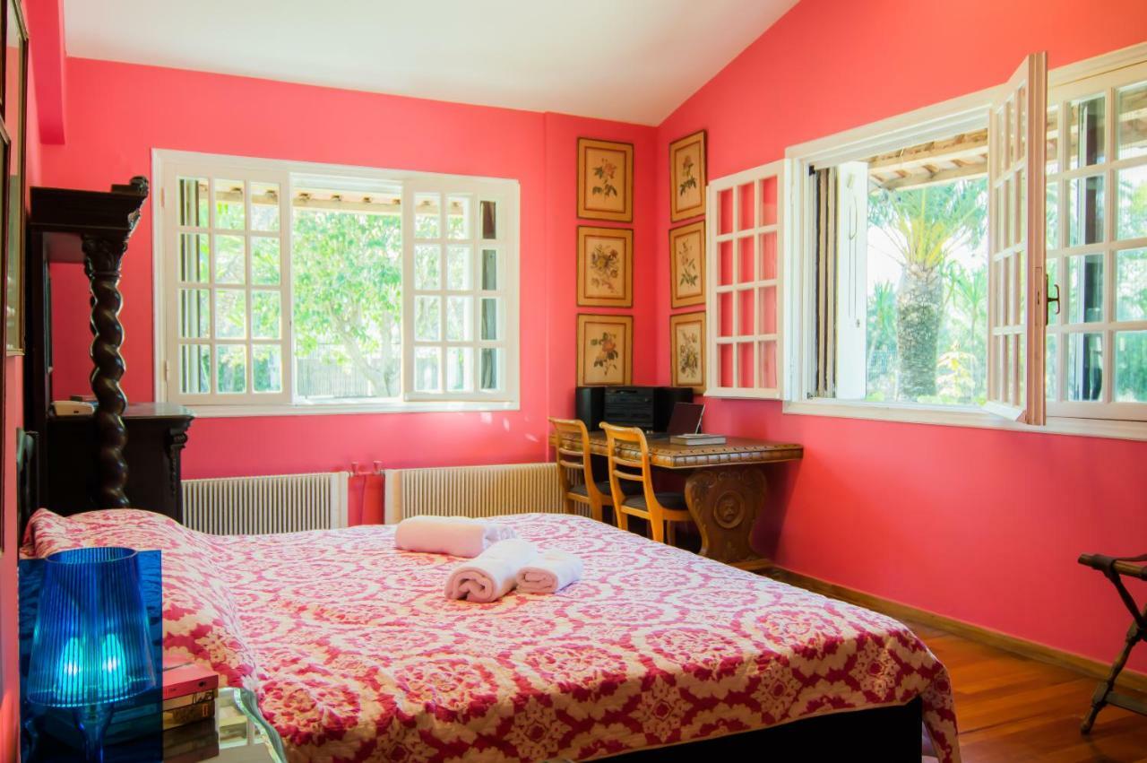 Country Villa Peloponnese With Tennis Court And Pool Zevgolateíon Buitenkant foto